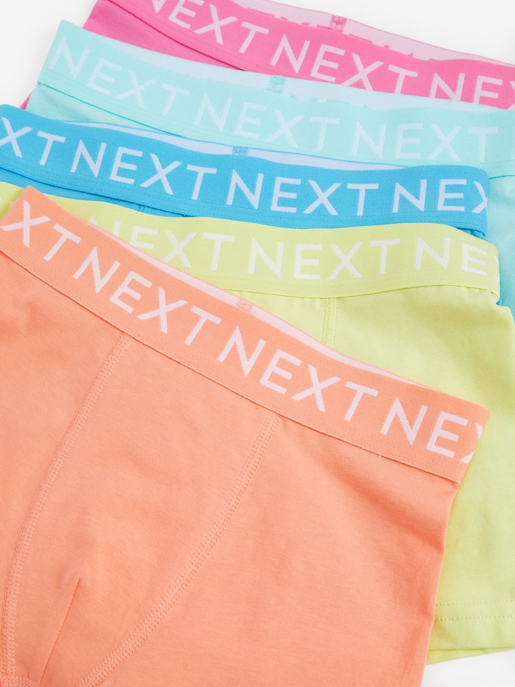 Pastel Bright Trunks 5 Pack (2-16yrs) - Image 3 of 3 Pastel Bright Trunks 5 Pack (2-16yrs) - Image 3 of 3