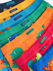Dinosaur Print Soft Waistband Trunks 7 Pack (1.5-10yrs) - Image 10 of 10