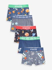 Space Print Trunks 5 Pack (1.5-16yrs) - Image 1 of 8