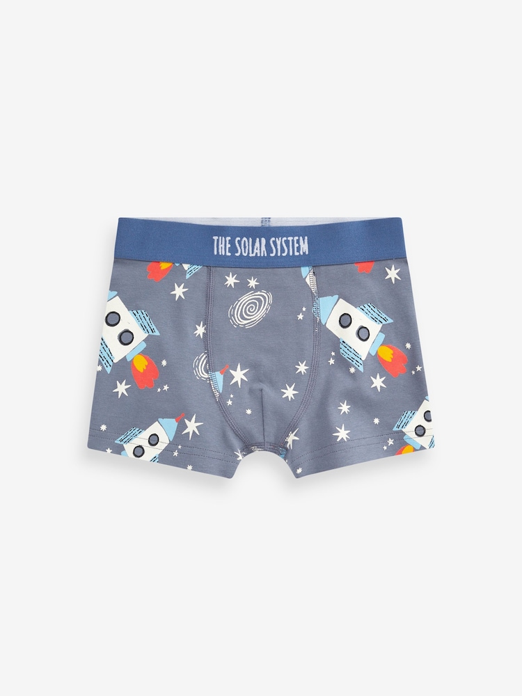 Space Print Trunks 5 Pack (1.5-16yrs) - Image 2 of 8