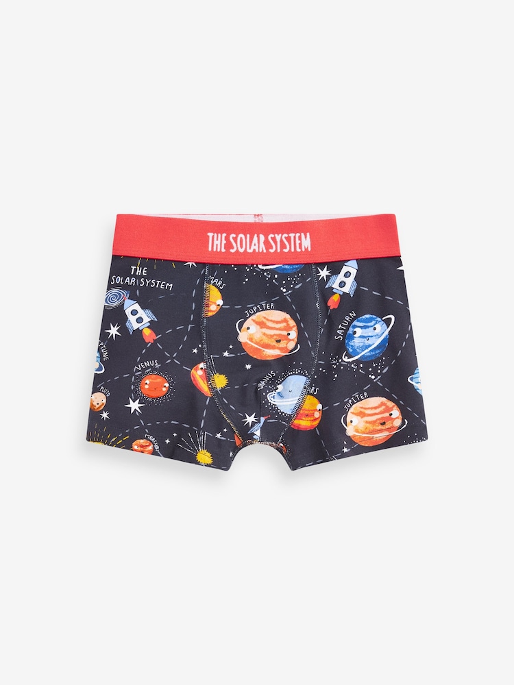 Space Print Trunks 5 Pack (1.5-16yrs) - Image 5 of 8