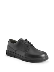 Start-Rite Glitch Leather Chunky Sole Lace Up School Black Shoes - F & G Fit - Image 3 of 4