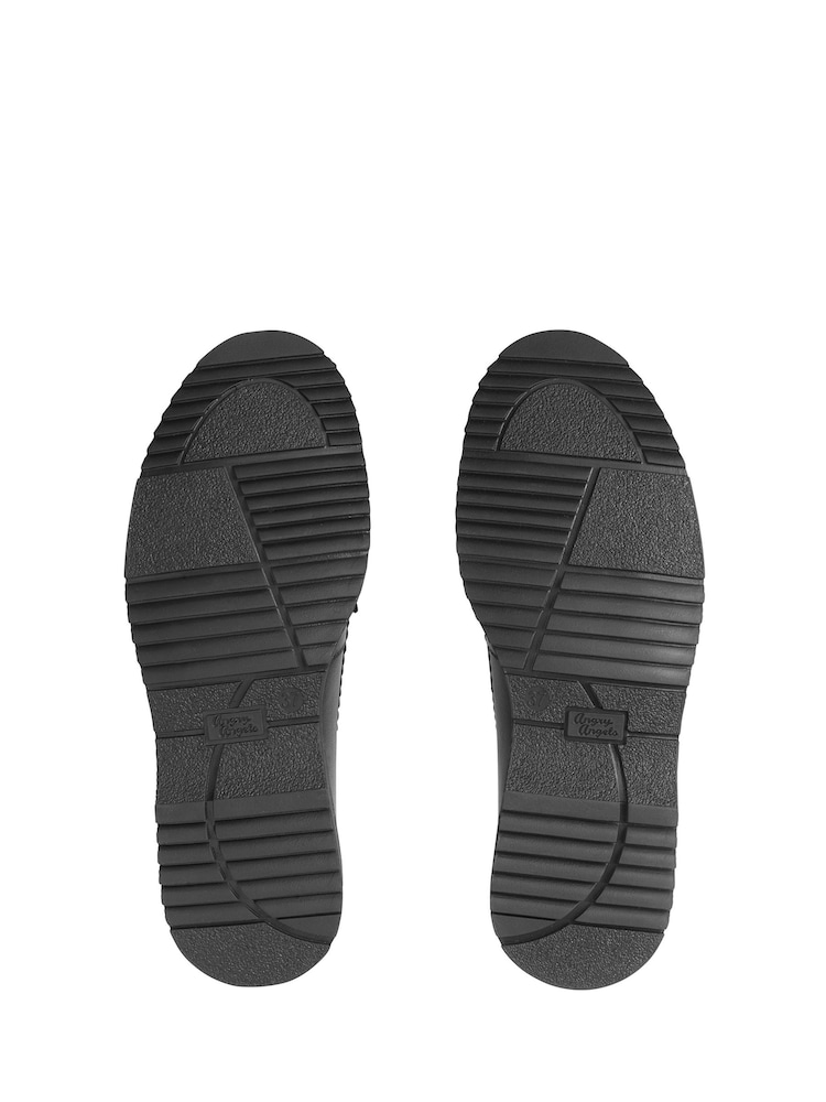 Start-Rite Infinity Leather Slip On Chunky Sole Loafer School Black Shoes - F & G Fit - Image 2 of 2 Start-Rite Infinity Leather Slip On Chunky Sole Loafer School Black Shoes - F & G Fit - Image 2 of 2