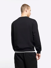 River Island Black Long Sleeve Essential Crew Jacket - Image 2 of 4
