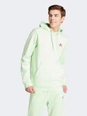 adidas Lime Sportswear Essentials Feel Cozy Fleece Hoodie - Image 1 of 7