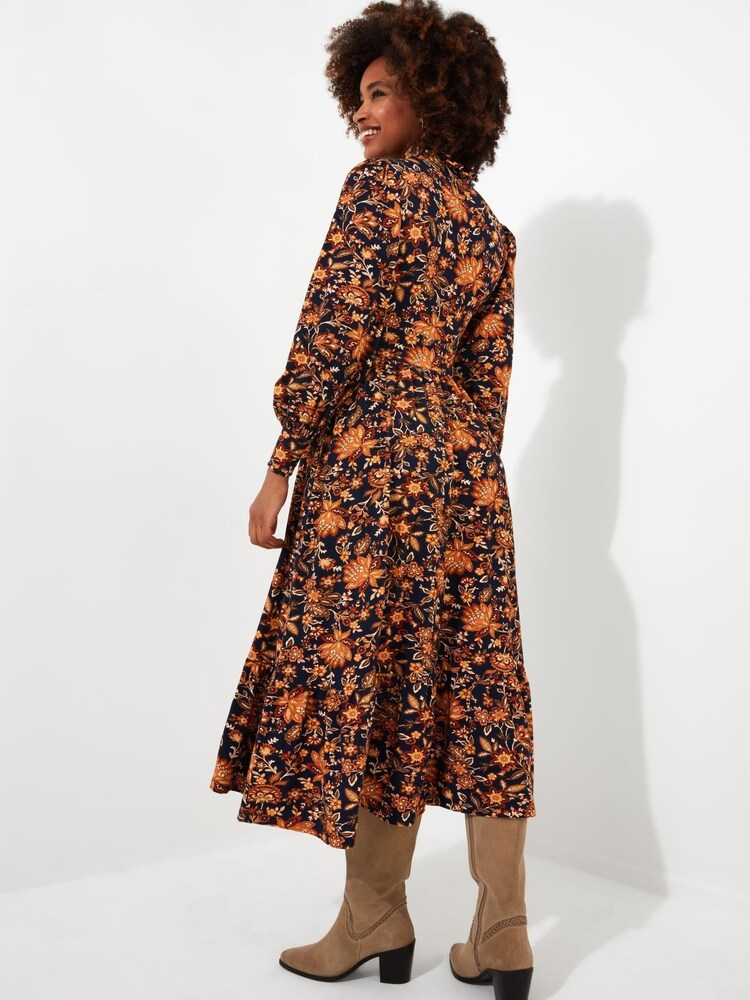 Joe Browns Black Rich Floral Jersey Dress - Image 2 of 6