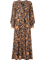 Joe Browns Black Rich Floral Jersey Dress - Image 6 of 6