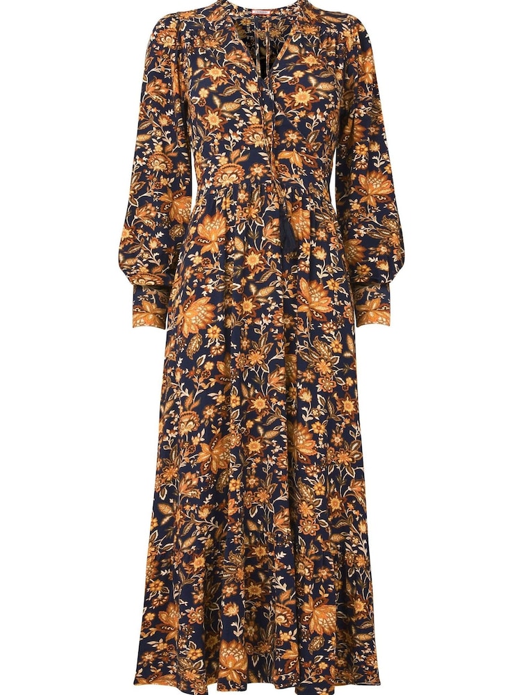 Joe Browns Black Rich Floral Jersey Dress - Image 6 of 6