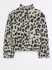 Pulover River Island Plus Animal Hairy - Image 5 of 6