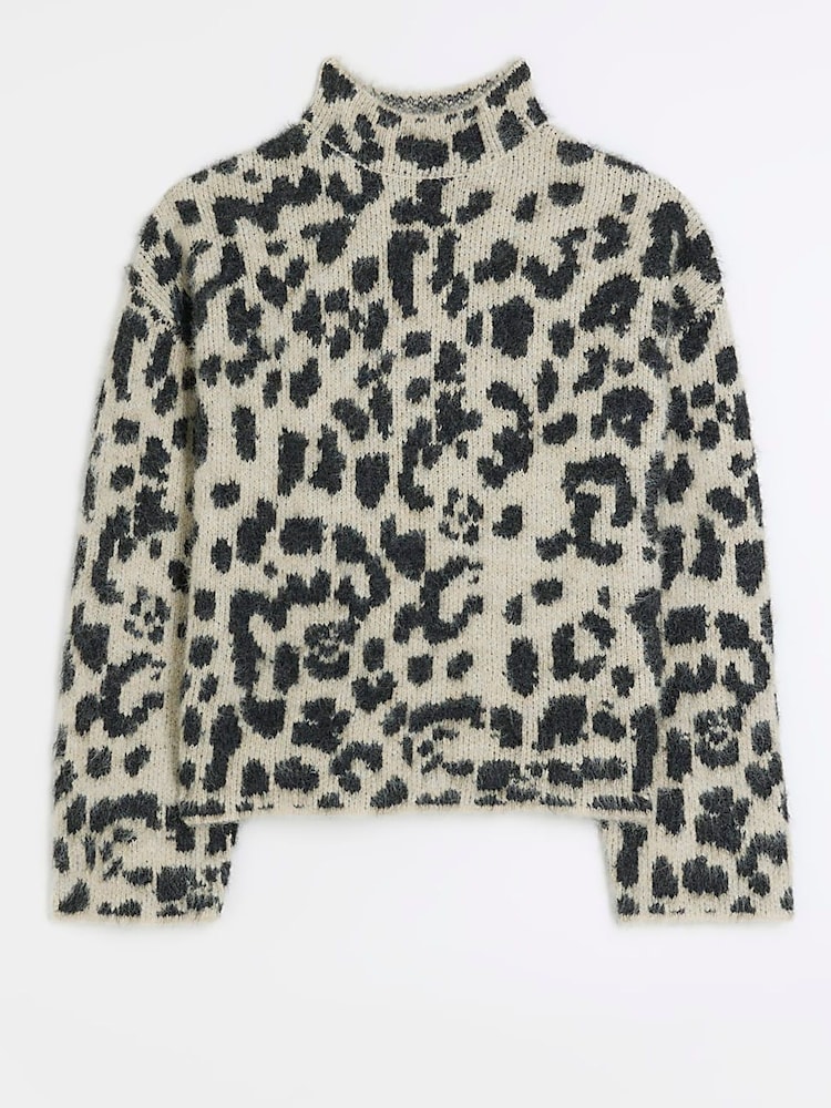 Pulover River Island Plus Animal Hairy - Image 5 of 6