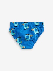 Bright Primary Print 100% Cotton Briefs 5 Pack (1.5-10yrs) - Image 3 of 8