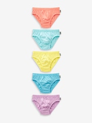 Pastel Briefs 5 Pack (1.5-16yrs) - Image 1 of 8