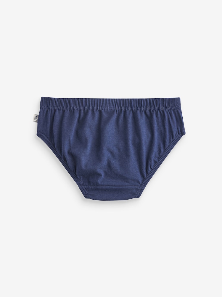 Blau/Ton-in-Ton - 100% Baumwollslips 10 Pack (1.5—16Jahre) - Bild 1 von 2
