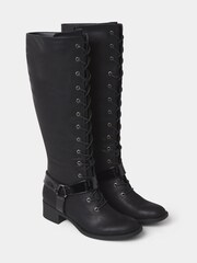 Joe Browns Black Liberty Street Lace Up Boots - Image 1 of 4