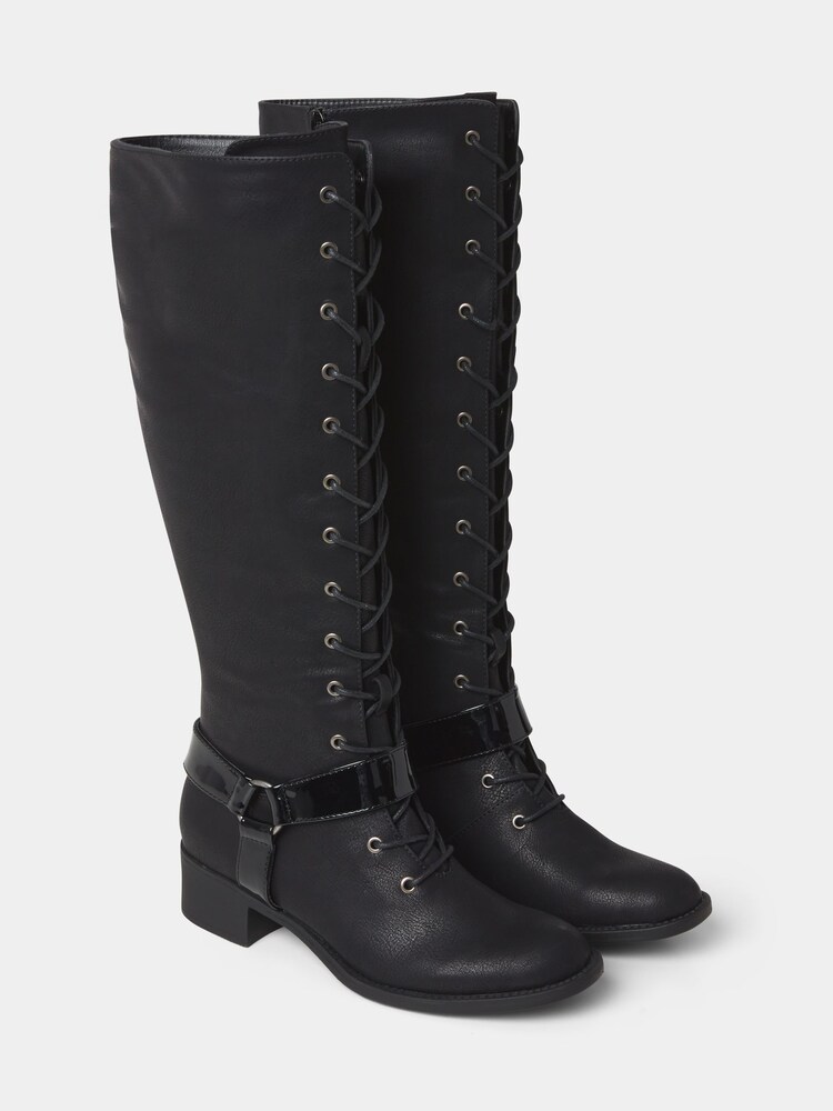 Joe Browns Black Liberty Street Lace Up Boots - Image 1 of 4