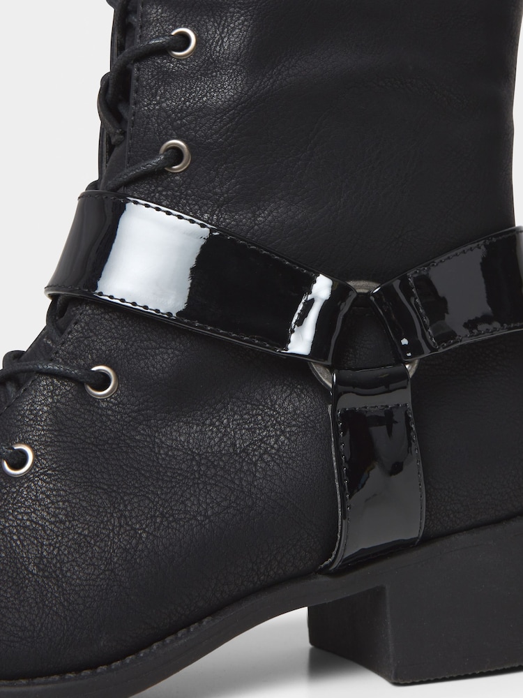 Joe Browns Black Liberty Street Lace Up Boots - Image 4 of 4