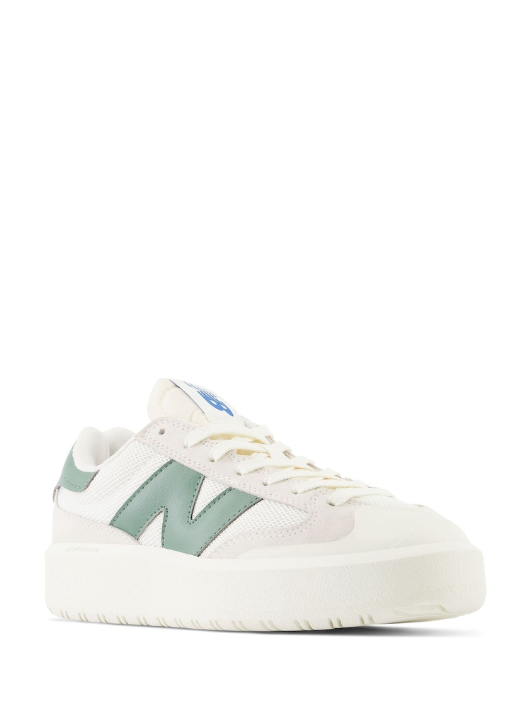 New Balance White/Red Womens CT302 Trainers - Image 2 of 6