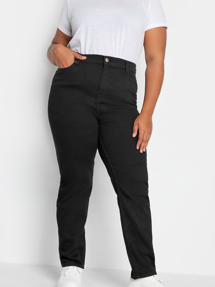 Negro - Vaqueros de pernera recta RUBY de Yours Curve - Imagen 1 de 5 Negro - Vaqueros de pernera recta RUBY de Yours Curve - Imagen 1 de 5