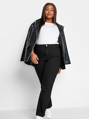 Yours Curve Black RUBY Straight Leg Jean - Image 2 of 5