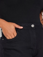 Yours Curve Black RUBY Straight Leg Jean - Image 3 of 5