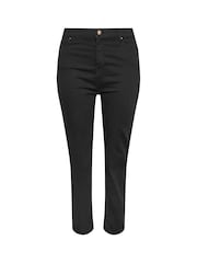 Yours Curve Black RUBY Straight Leg Jean - Image 4 of 5