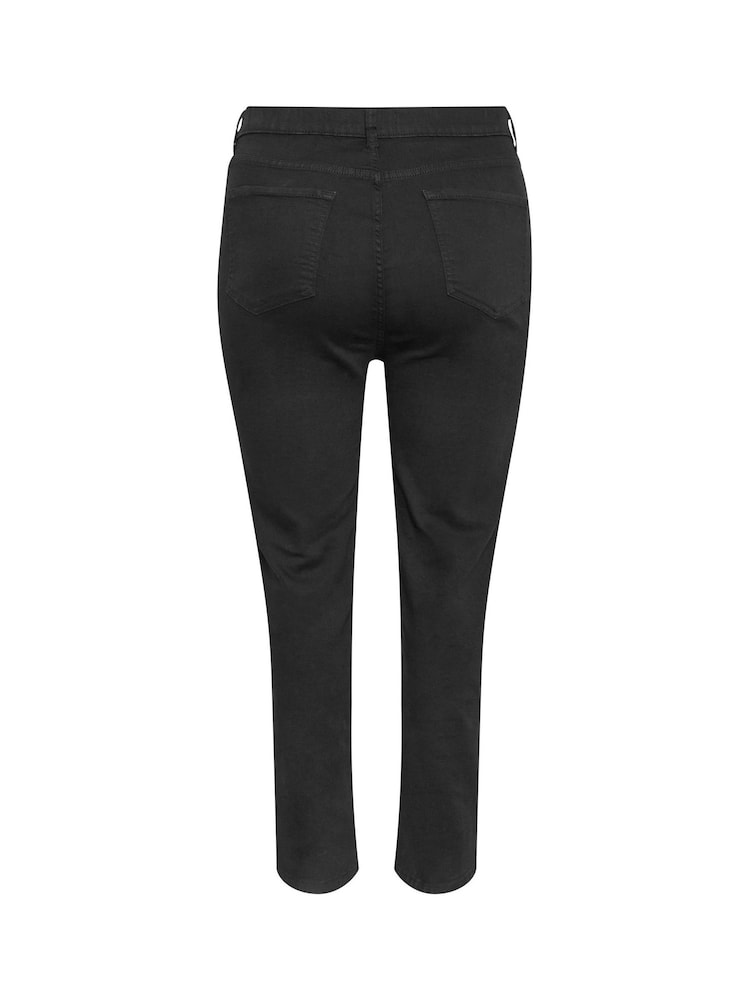 Yours Curve Black RUBY Straight Leg Jean - Image 5 of 5
