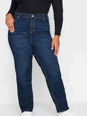 Yours Curve Blue RUBY Straight Leg Jean - Image 1 of 5