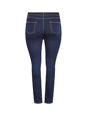 Yours Curve Blue RUBY Straight Leg Jean - Image 5 of 5