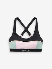 Roxy Active Athletic Sports Black Bra - Image 6 of 6