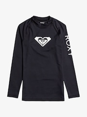 Roxy Navy Whole Hearted Long Sleeved Rash Vest - Image 5 of 6