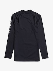 Roxy Navy Whole Hearted Long Sleeved Rash Vest - Image 6 of 6