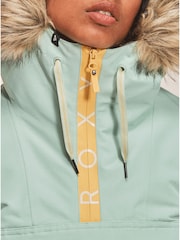 Roxy Snow Green Shelter Jacket - Image 4 of 5