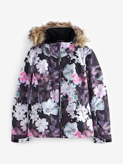 Roxy Snow Jet Floral Ski Black Jacket - Image 5 of 6