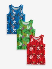 Marvel License 100% Cotton Vests 3 Pack (1.5-12yrs) - Image 1 of 6