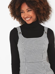 Joe Browns Black Daring Dogtooth Dress - Image 6 of 7