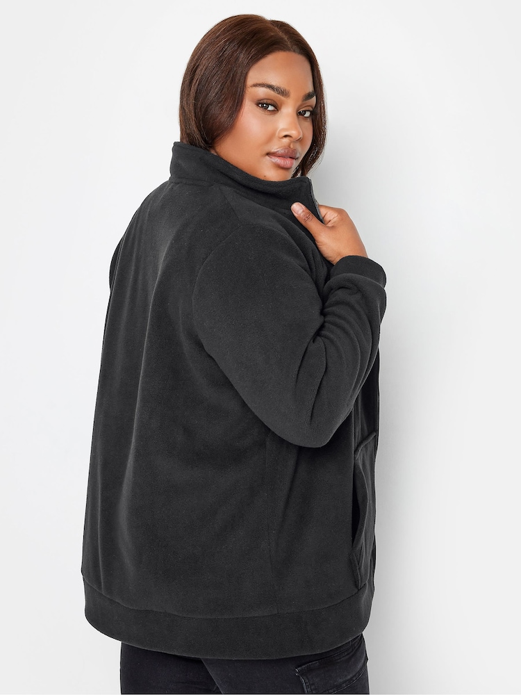 Yours Curve Black Olive EPP Fleece - Image 2 of 4