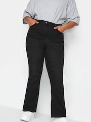 Yours Curve Black Bootcut Stretch ISLA Jeans - Image 1 of 4