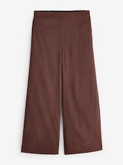 Chocolate Brown Rochelle Humes Coord Pull-Ons Wide Leg Trousers - Image 7 of 8