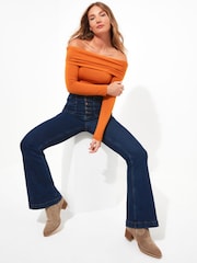 Orange - Joe Browns Bardot Jersey Top - Image 3 of 5