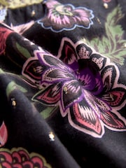Black/Pink Feminine Frill Mini Summer Dress - Image 8 of 8