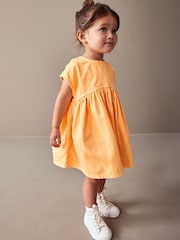 Orange Boxy Cotton Dress (3mths-7yrs) - Image 1 of 8
