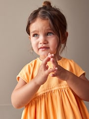 Orange Boxy Cotton Dress (3mths-7yrs) - Image 4 of 8