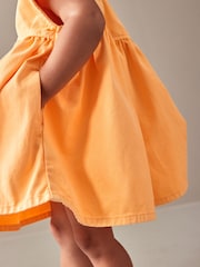 Orange Boxy Cotton Dress (3mths-7yrs) - Image 5 of 8