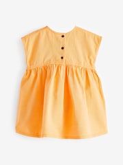 Orange Boxy Cotton Dress (3mths-7yrs) - Image 6 of 8