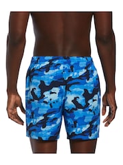 Nike Blue Swim Blue 5" Volley Shorts - Image 2 of 7