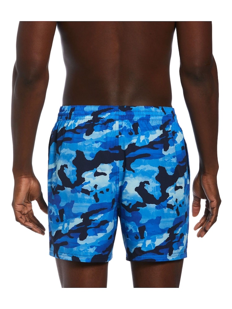 Nike Blue Swim Blue 5" Volley Shorts - Image 2 of 7 Nike Blue Swim Blue 5" Volley Shorts - Image 2 of 7