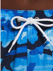 Nike Blue Swim Blue 5" Volley Shorts - Image 5 of 7