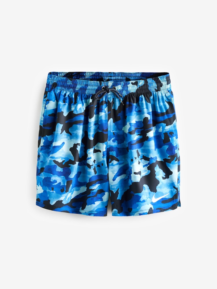 Nike Blue Swim Blue 5" Volley Shorts - Image 7 of 7