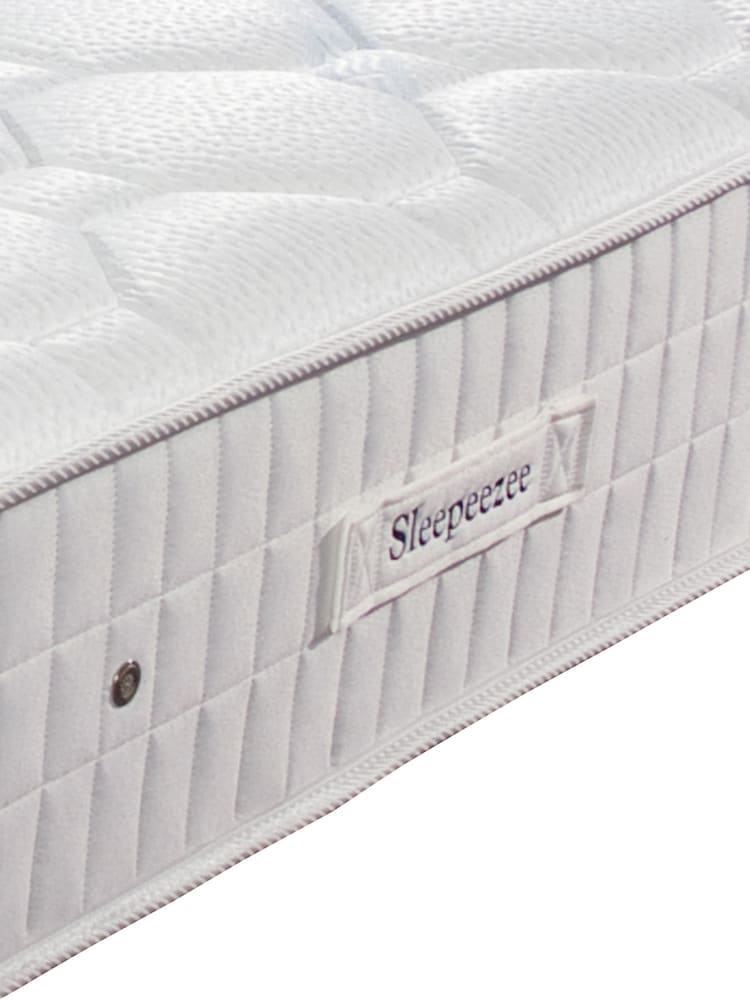 Sleepeezee Yellow Cooluxe 1600 Mattress and 2 Drawer Divan Base Set - Image 6 of 6