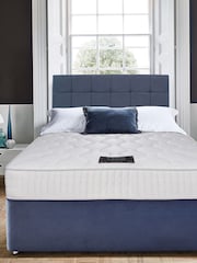 Sleepeezee Blue Cooluxe 1600 Mattress and 2 Drawer Divan Base Set - Image 1 of 2